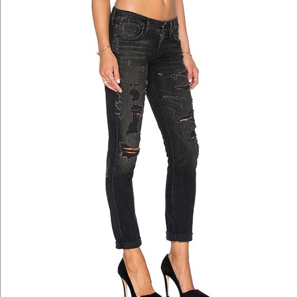 REVOLVE Agolde Chloe Distressed Slim Jeans - Picture 1 of 16
